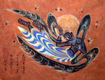 260窟_初期の飛天(北魏)